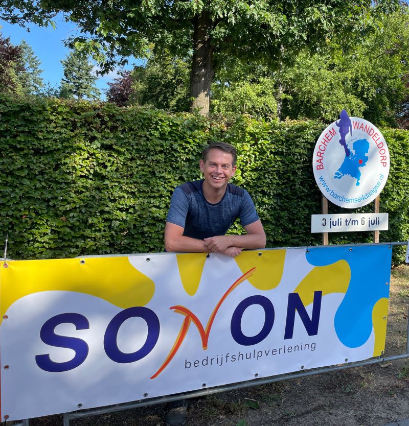 Sponsoring tijdens Barchemse 4-daagse